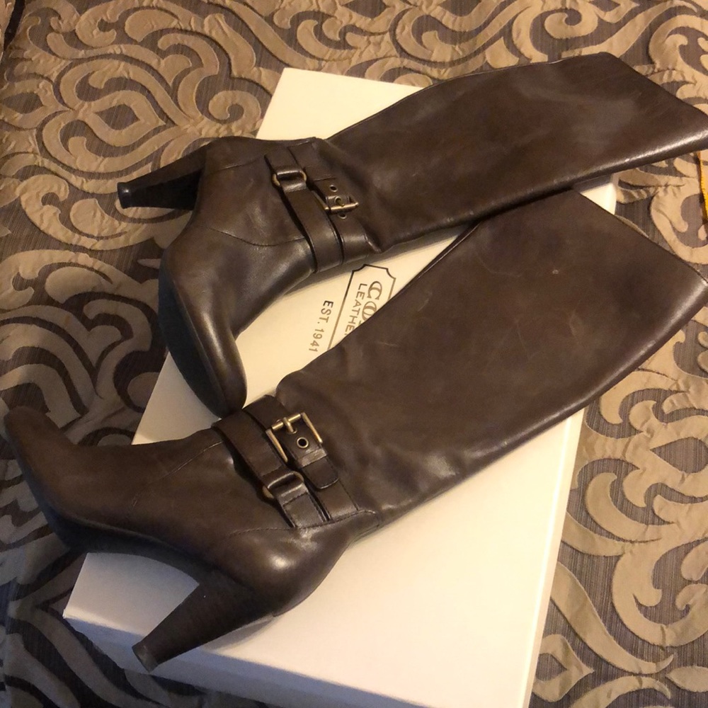 Coach Leather Addie Semi-Matte Clf Espresso
